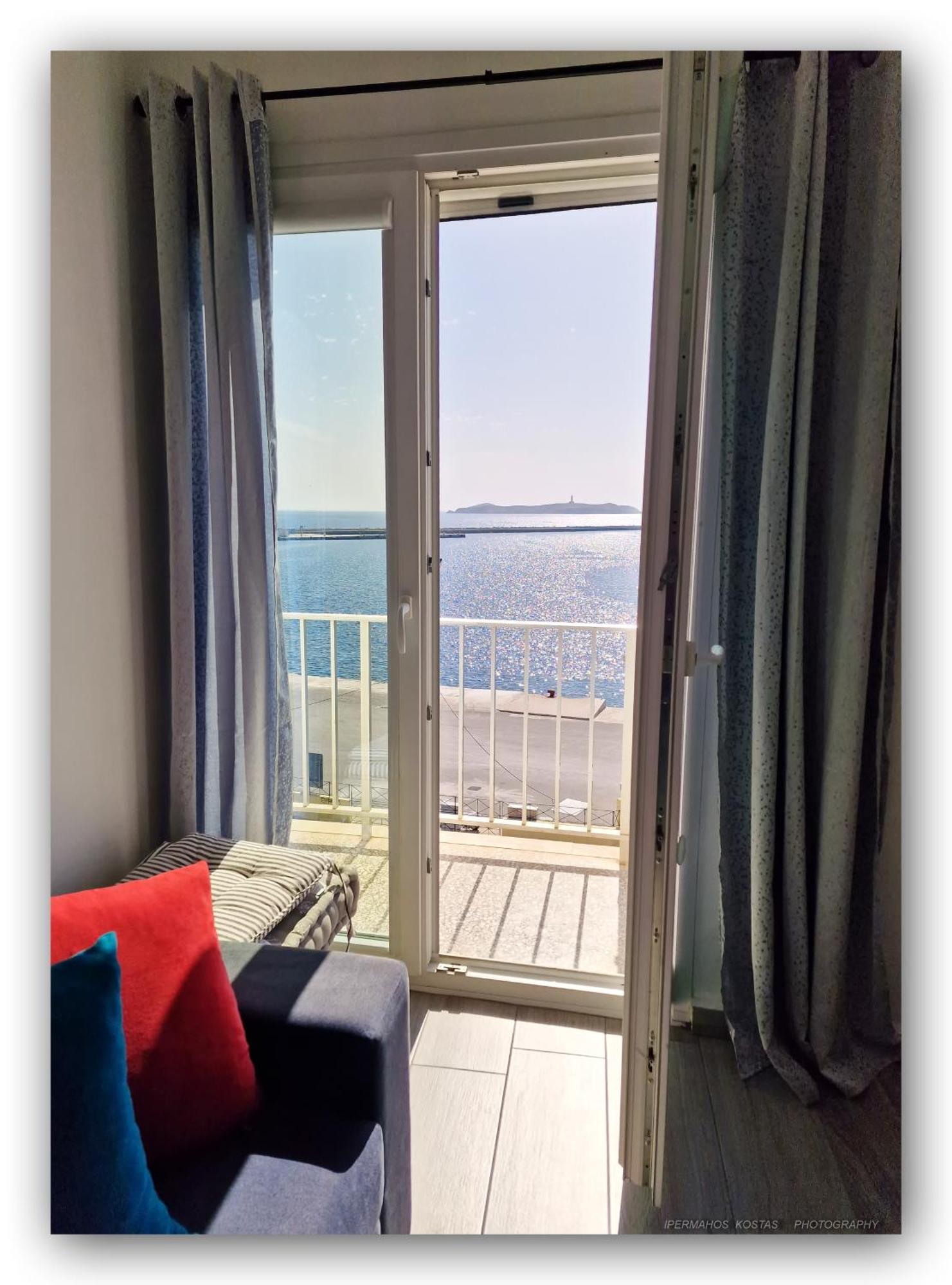 Welcome Home Syros Port Apartment エルムポリ エクステリア 写真